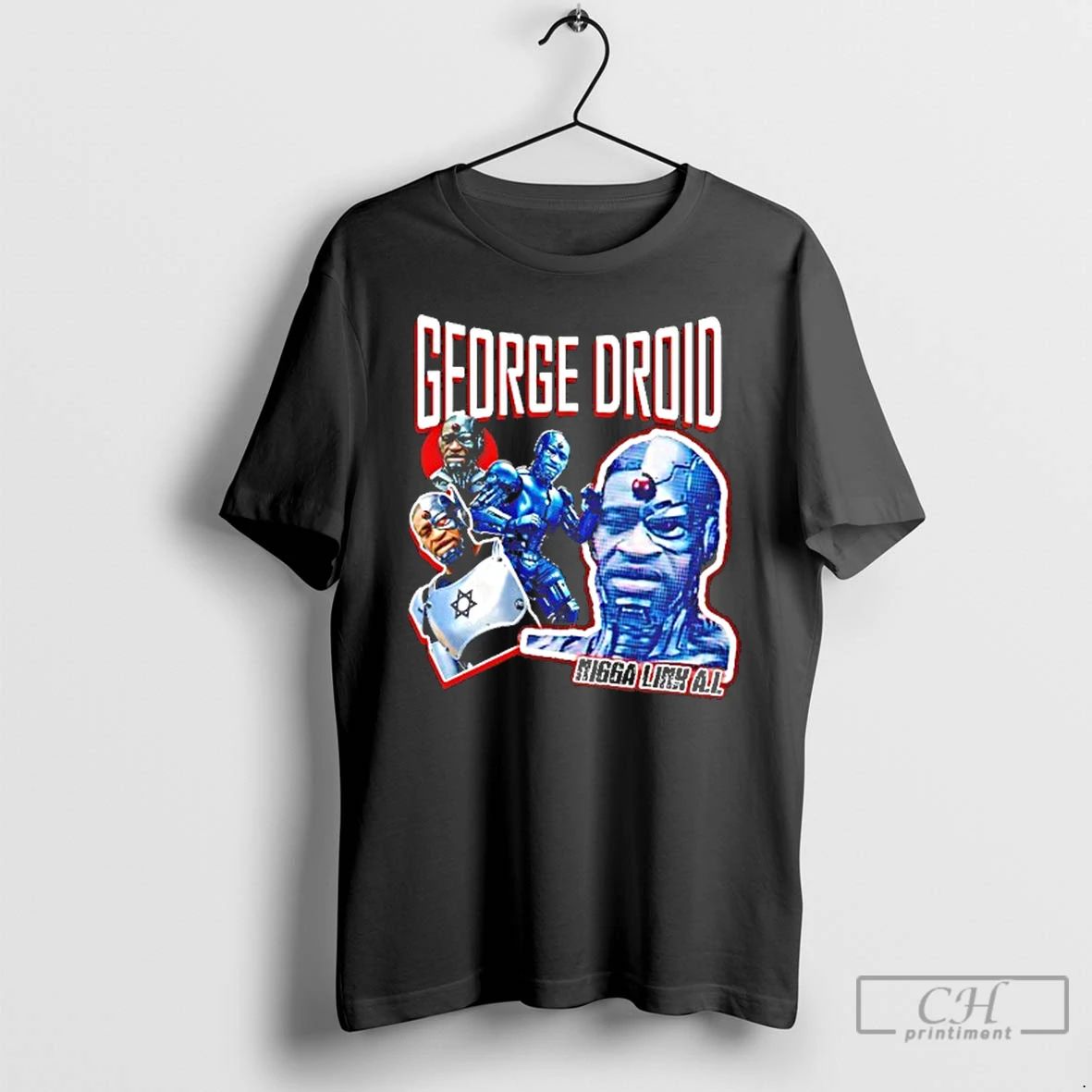 Classic Georgia Floyd George Droid Migga Link Ai T Shirts