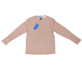 Essex Crossing X Mens Henley Shirt Supersoft Cinnamon Red Size Small