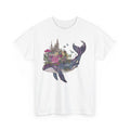 City Skyline T-Shirt | Urban Streetwear Tee | Boho Surreal Whale City Shirt
