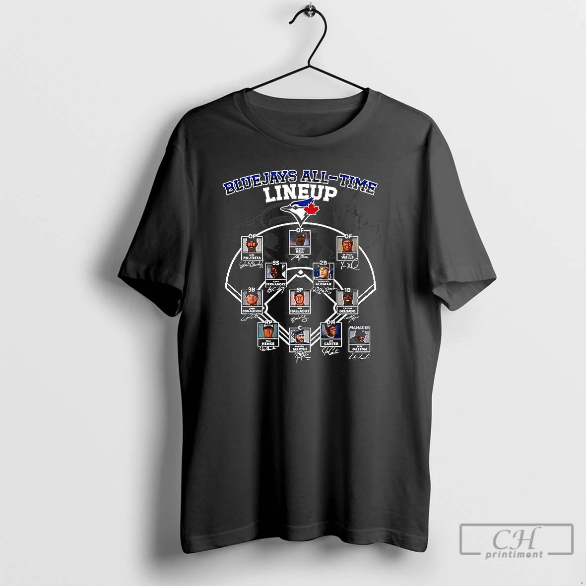 Classic Blue Jays All Time Lineup Signature T Shirts