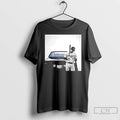 Premium Shohei Ohtani Los Angeles Dodgers Player Standing Vintage Car Photograph T Shirts