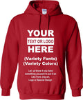 Personalized Customs Hoodie Your Text / Logo
