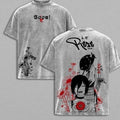 Reze Chainsaw Man Tee – Vintage Washed T-Shirt, Movie Inspired Anime Manga