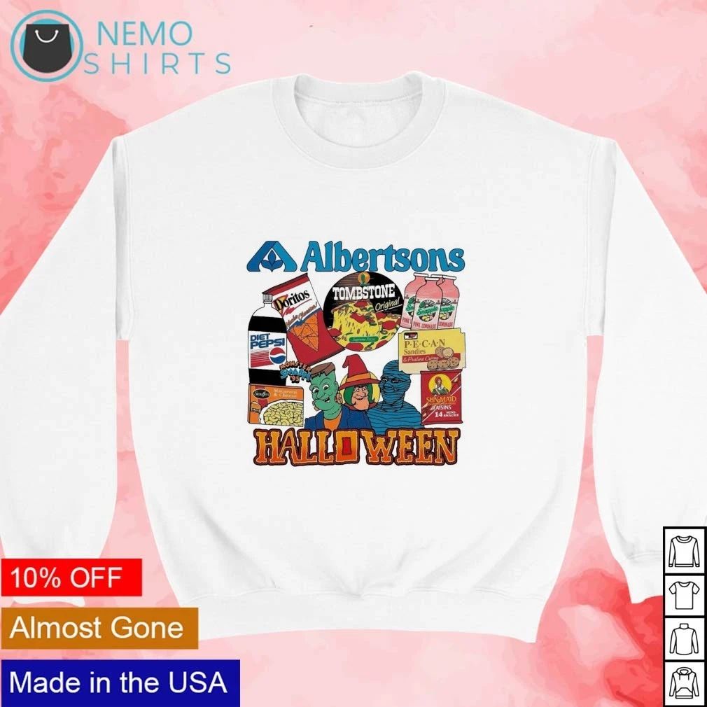 Albertsons Halloween Monster Smash ’95 Collage shirt