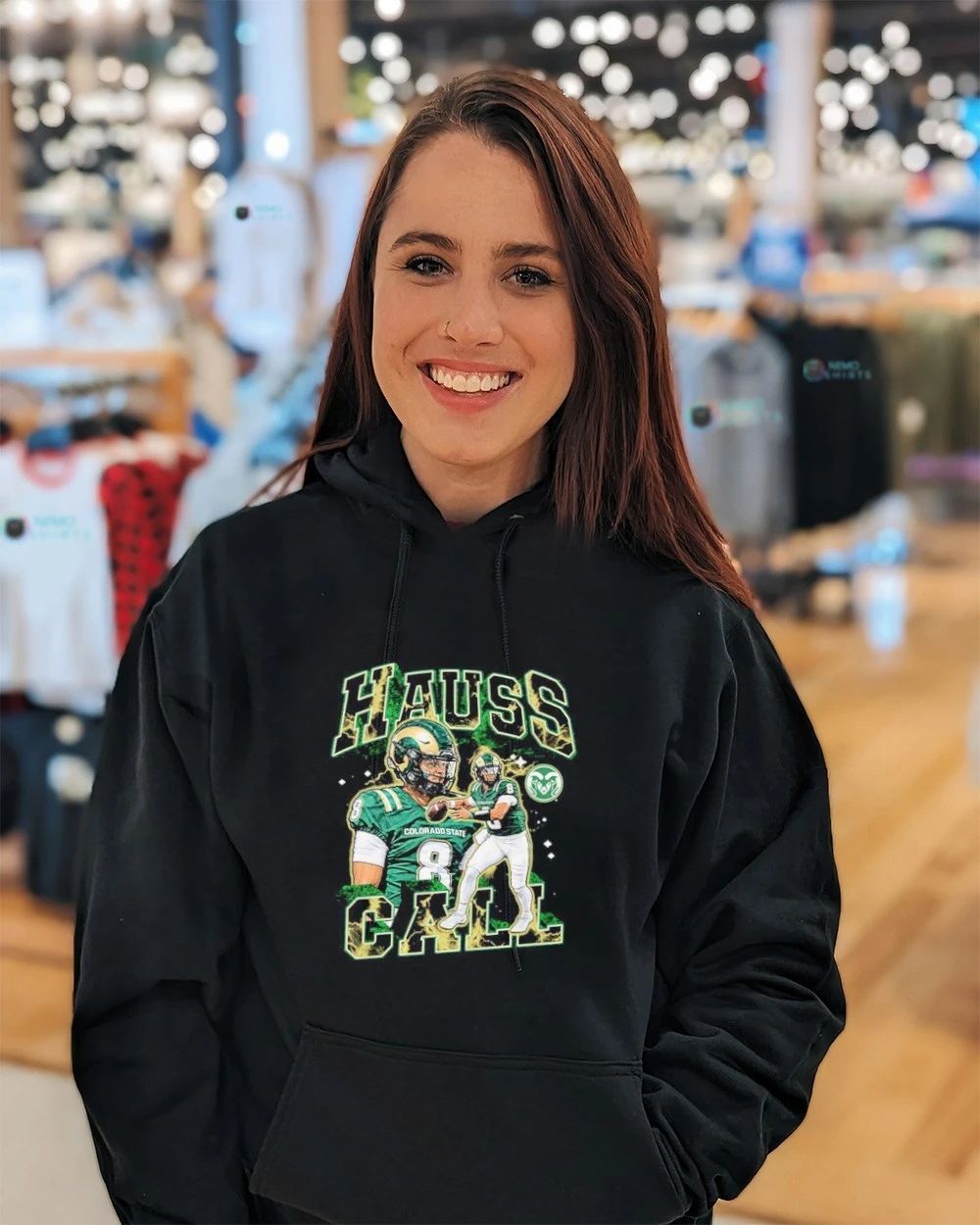 Hauss Hejny Picture Collage Colorado State Rams shirt