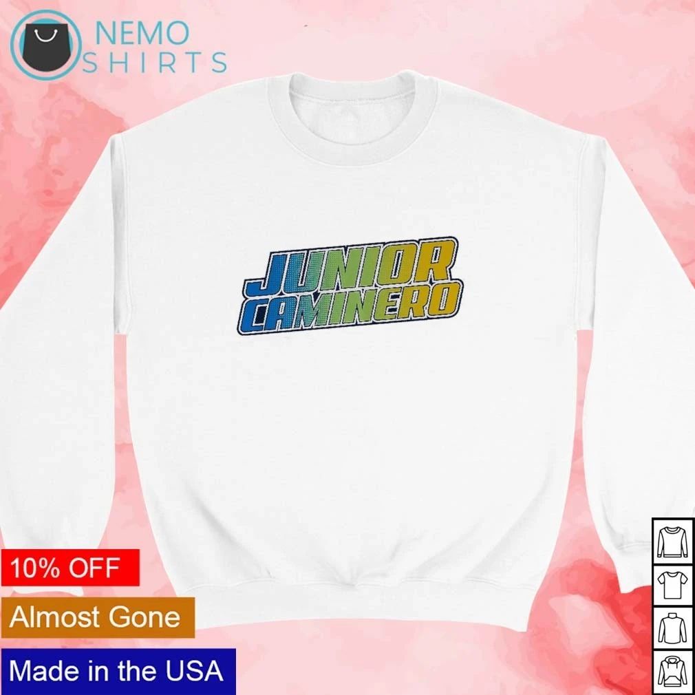 Junior Caminero throwback 90s Tampa Bay Rays shirt