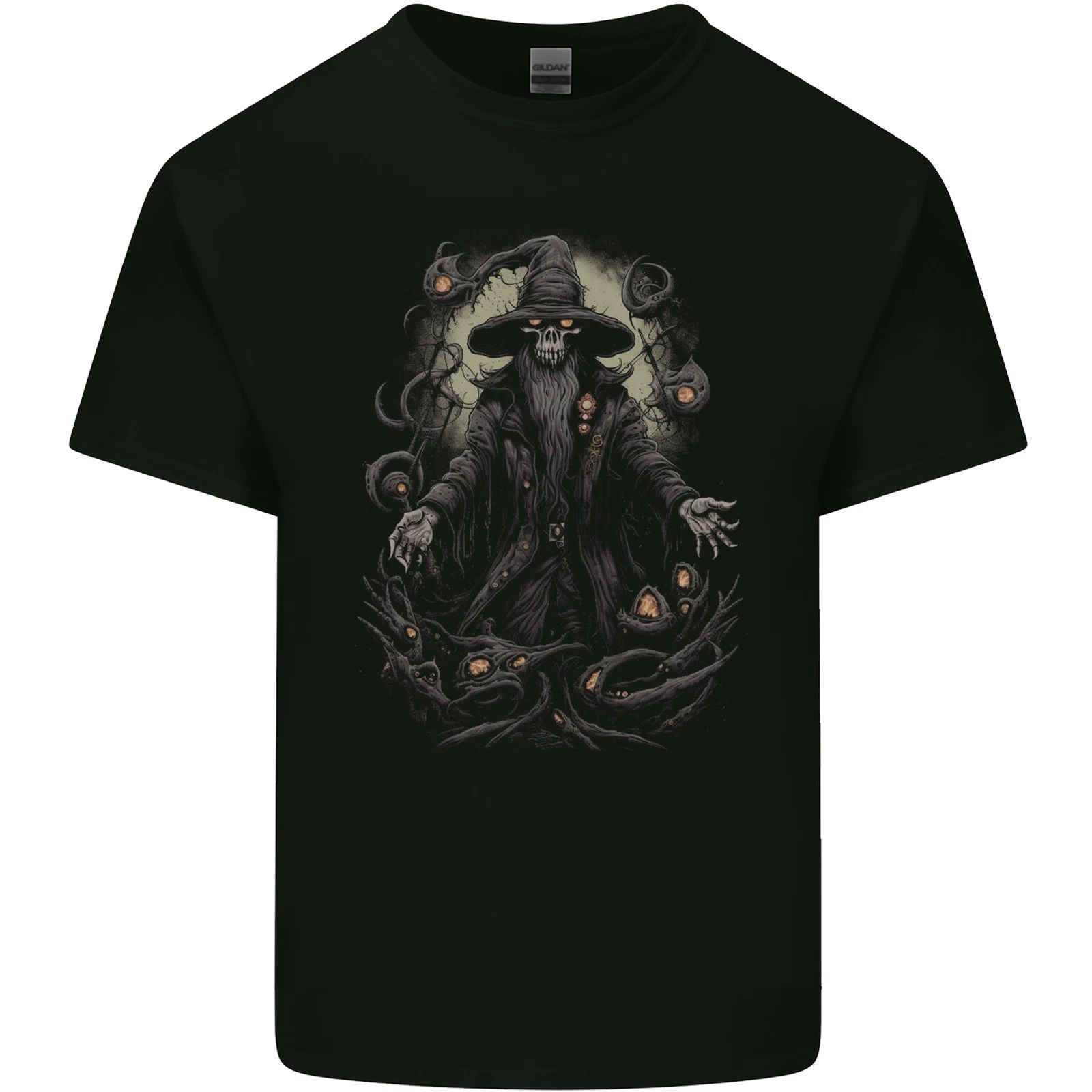 Fantasy Wizard Warlock 5 Mens Light Cotton T-Shirt
