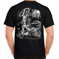 Men's Funny Offensive Motorcycle Humor Fill'er Up Sexy Stripper Biker T-Shirt