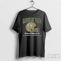 Classic Georgia Tech Football Vintage Helmet Long Sleve T Shirts