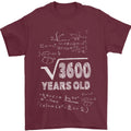 60th Birthday 60 Year Old Geek Funny Maths Mens T-Shirt 100% Cotton