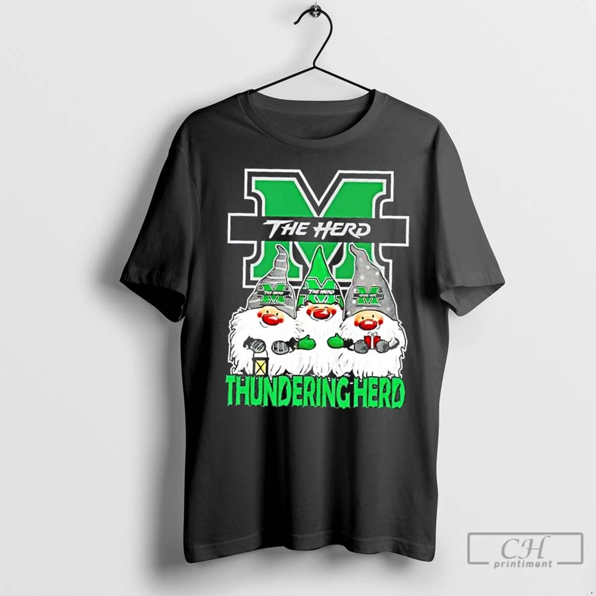 Classic Marshall Thundering Herd X Gnomes Xmas Christmas