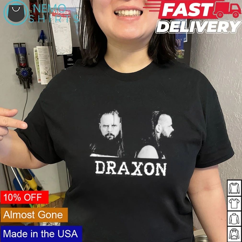 Draxon Portrait Black and White shirt