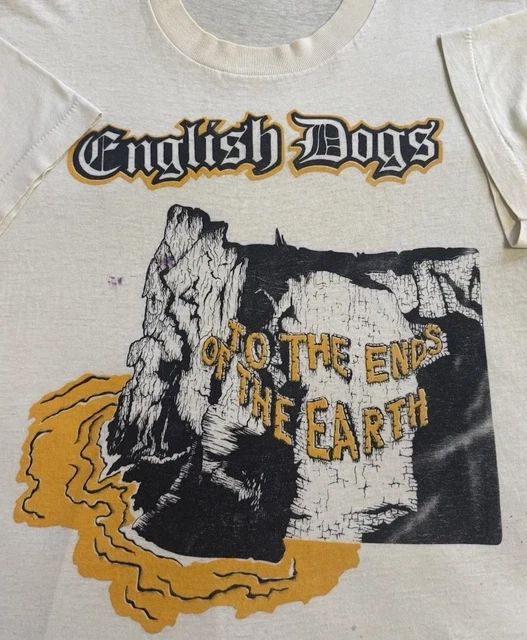 Vintage ENGLISH DOGS band T-Shirt  Full Size S to 5XL IM0694