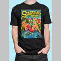 Startling Comics 49 comic t-shirt golden age retro scifi robot Schomburg