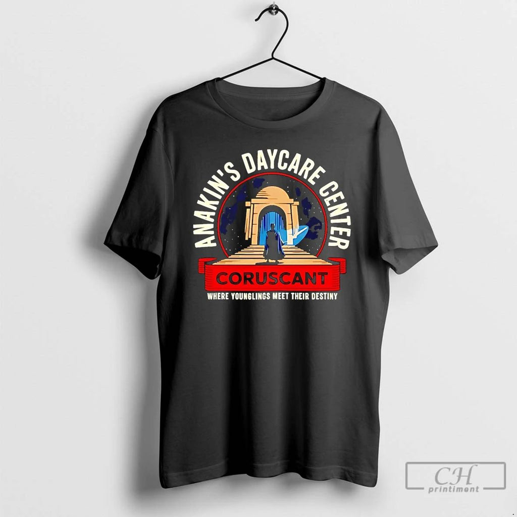 Premium Anakin Daycare Center Coruscant Where Younglings Meet Their Destiny T Shirts