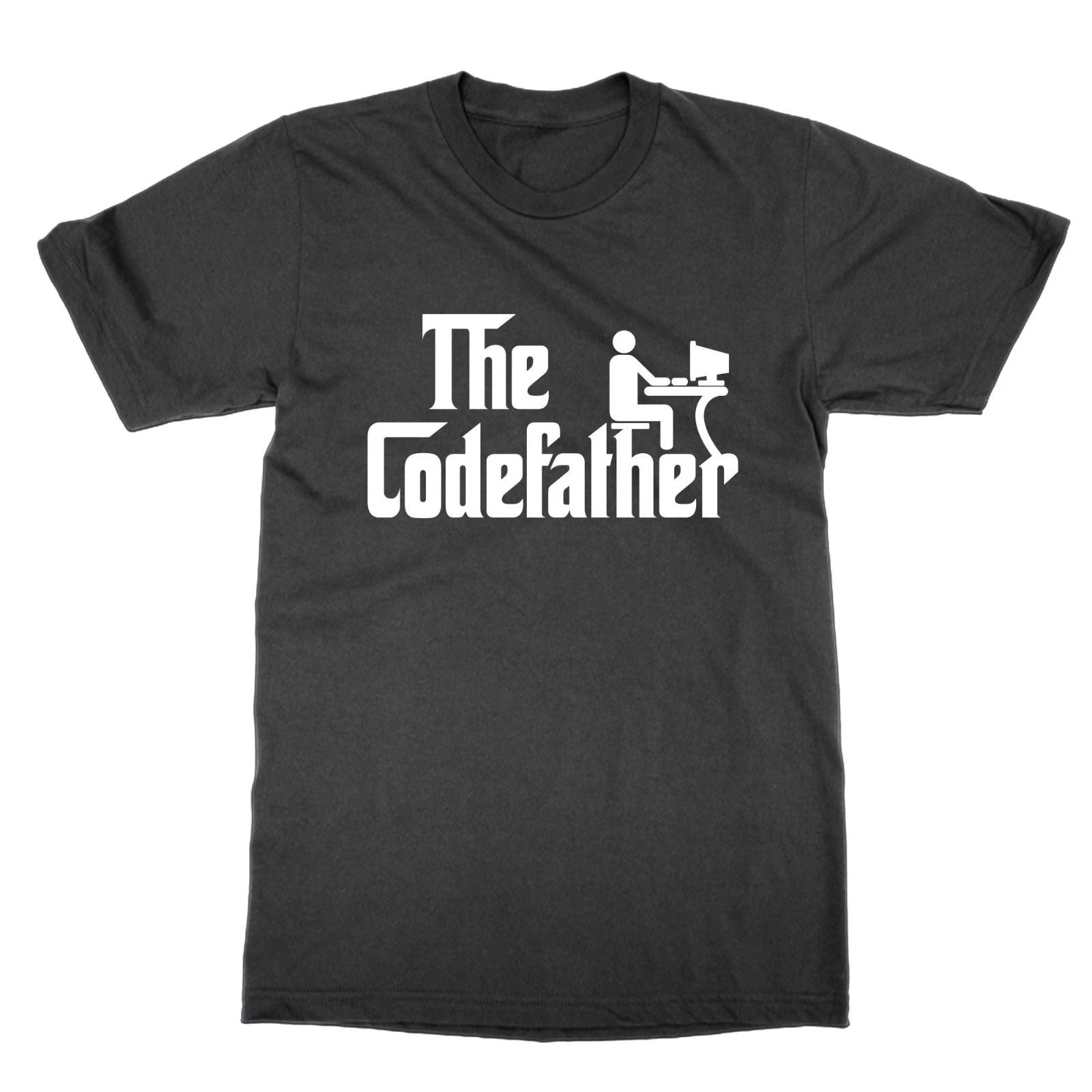 The Codefather t-shirt funny top coding tee computer support gift for nerds