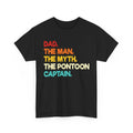 The Pontoon Captain Dad T-Shirt, Boating Lovers Sailing Men Dad Shirt