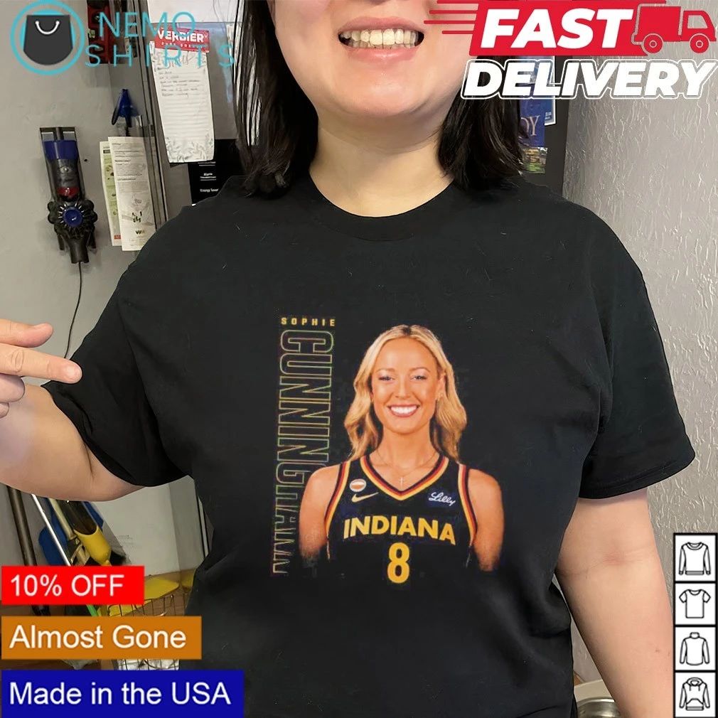 Sophie Cunningham Indiana Fever No 8 Graphic Graphic Shirt
