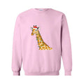 Giraffe Christmas Sweatshirt, Family Christmas Sweat, Christmas Lights Hoodie, C