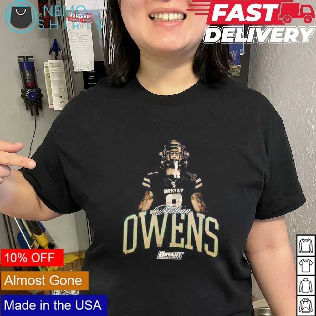 Nathan Owens Bryant Bulldogs Vintage College Football shirt