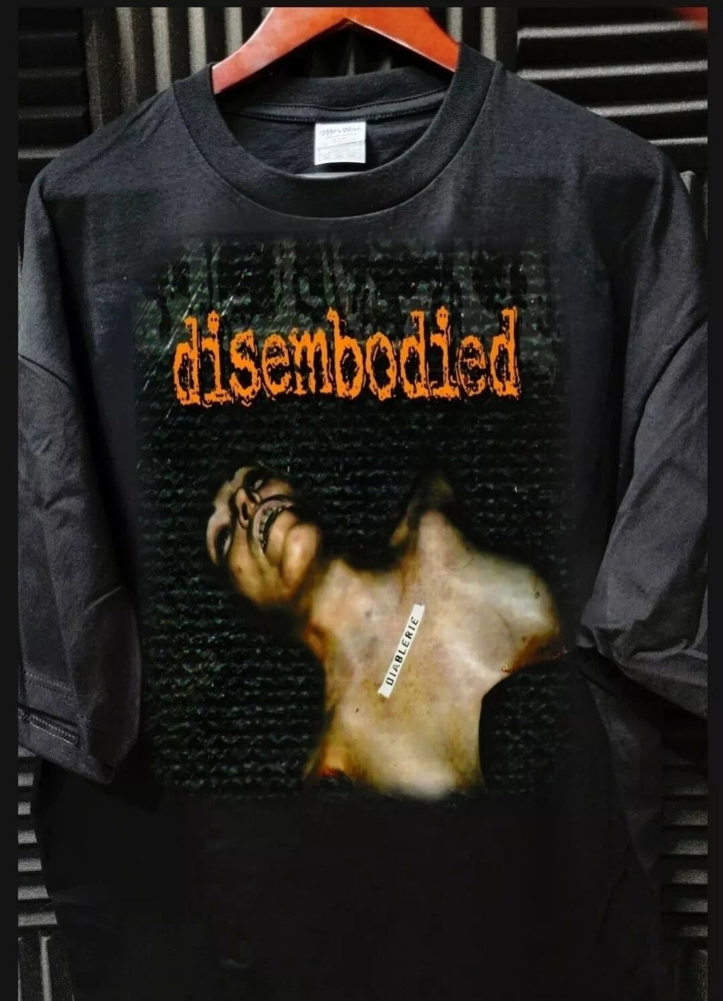 DISEMBODIED ON A SHAKA HEAVYWEIGHT GARMET DYED T SHIRT "MODERN"