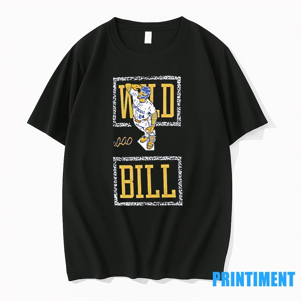 Wild Bill William Contreras Milwaukee Brewers Baseball Signature Tshirts Sweater
