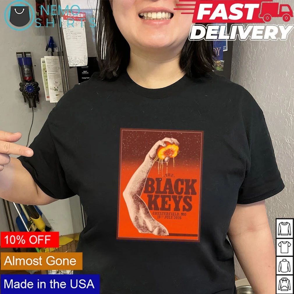 The Black Keys Chesterfield MO July 19 2026 Concert Poster shirt