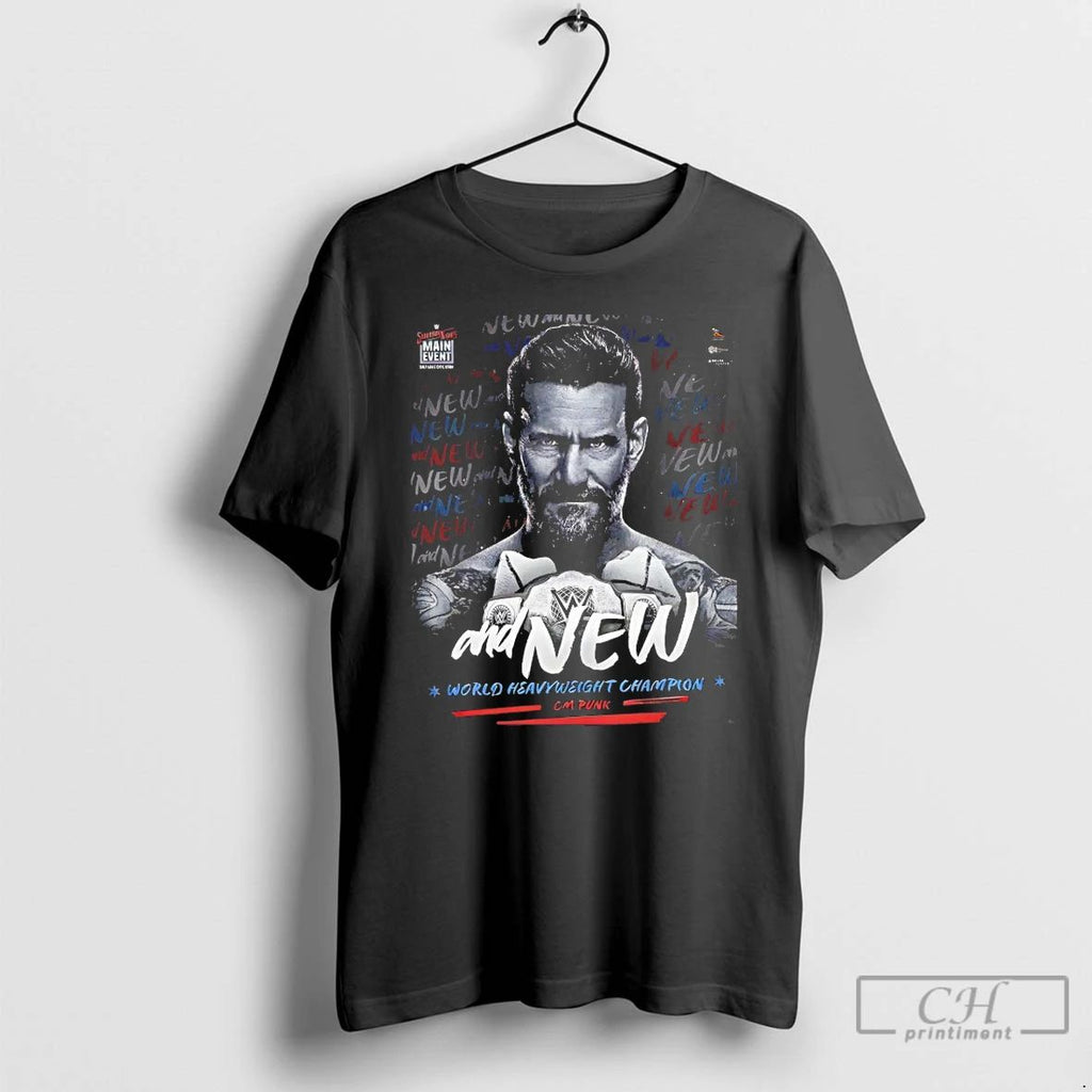 Classic Cm Punk And New World Heavyweight Champion T Shirts