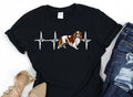 Cavalier King Charles Spaniel Dog Heartbeat Shirt, Dog Lover Gift, I Love M