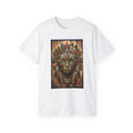 Tribal Mask Art Tee | Ethnic Headdress Portrait, Boho Spirit