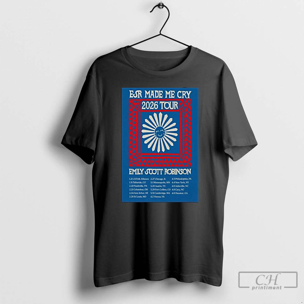 Classic Emily Scott Robinson Tour 2026 Long Sleve T Shirts