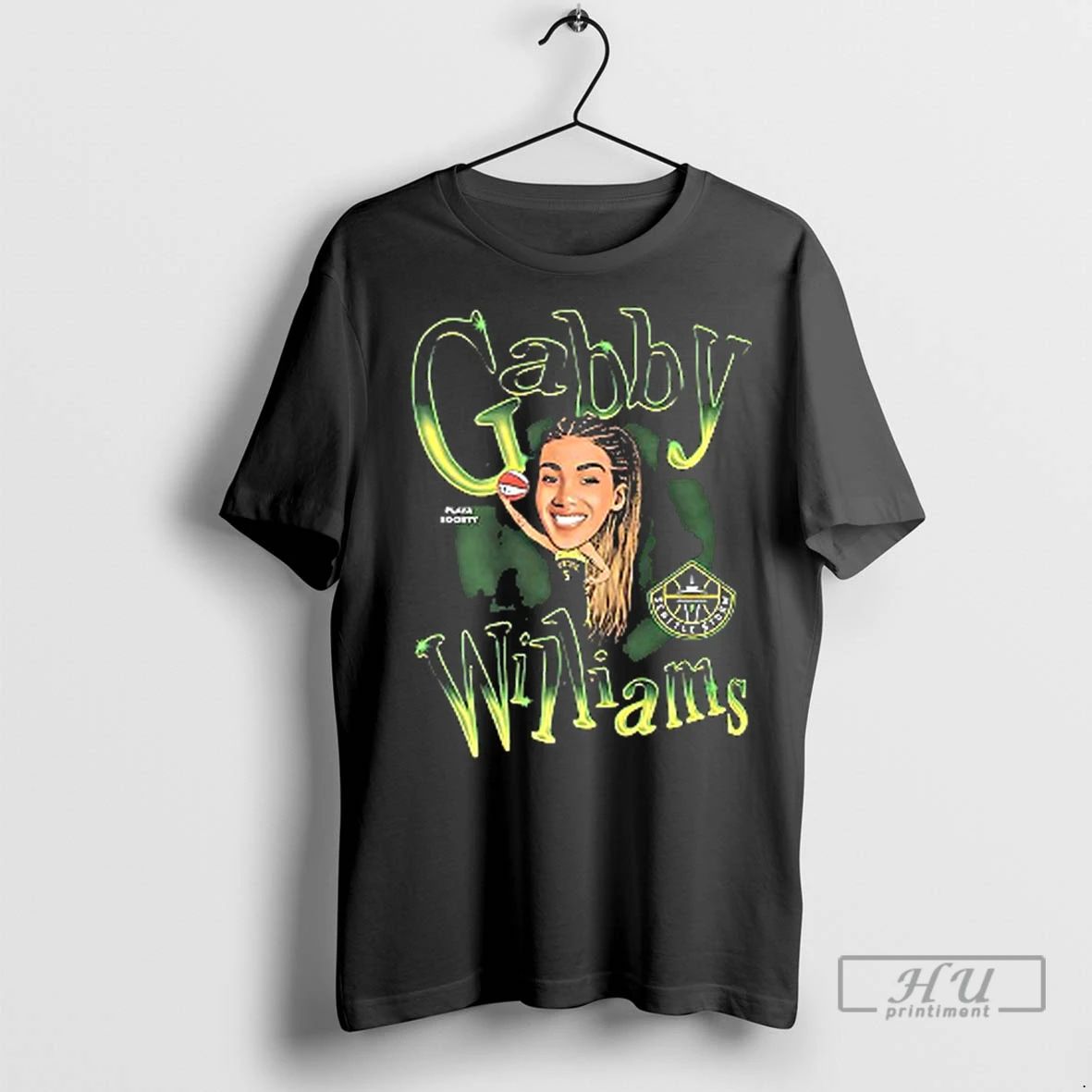 Officials Gabby Williams Seattle Storm Caricature T Shirt
