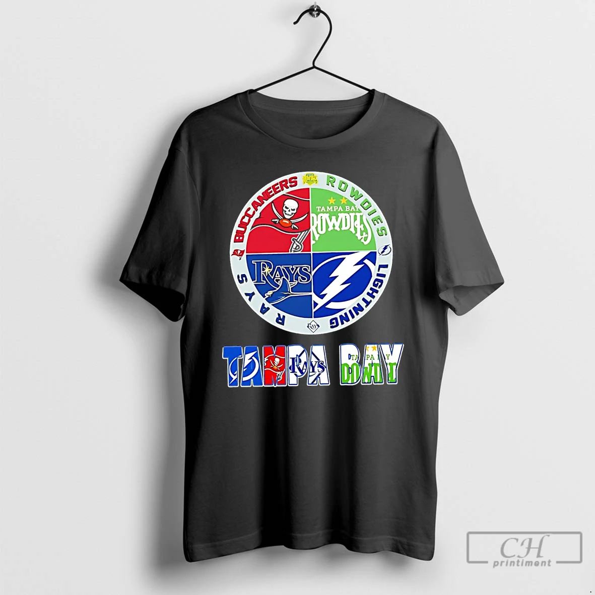 Classic Tampa Bay Sports Teams Buccaneers Rowdies Lightning Rays T Shirts