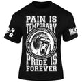 Pain is Temporary T-shirt I Knives Out I Bodybuilding I Crossfit I Fitness