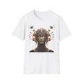 Cybernetic Goddess portrait T-Shirt | futuristic sci-fi art