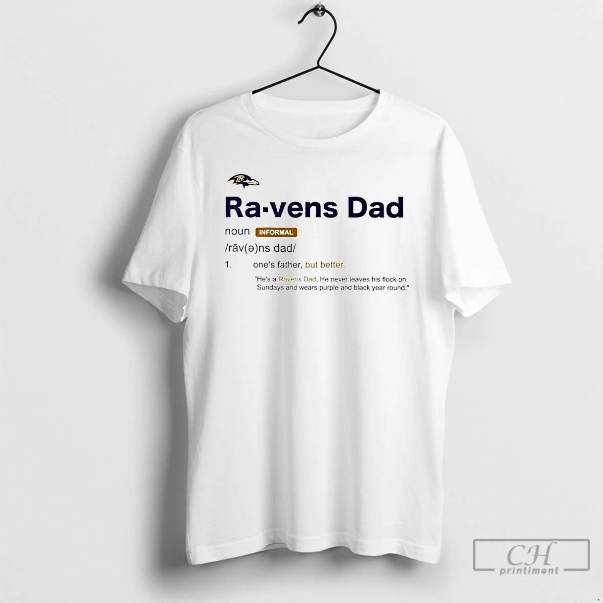Premium Baltimore Ravens Dad Definition Ornaments T Shirts