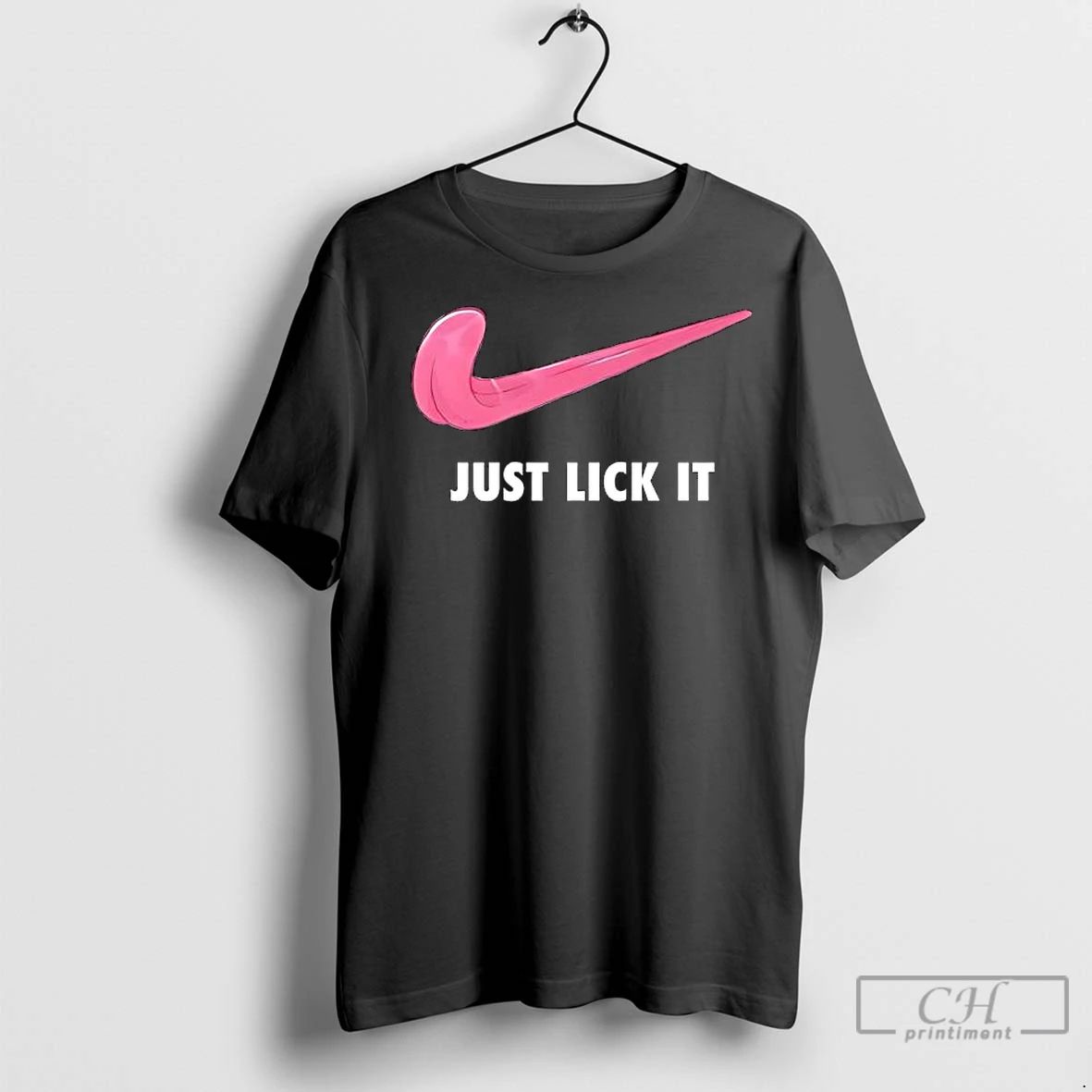 Premium Just Lick It Pink Tongue Graphic
