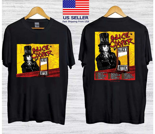 Alice Cooper Alice’s Attic 2026 Tour Date Multicolor T-Shirt, FAST SHIP