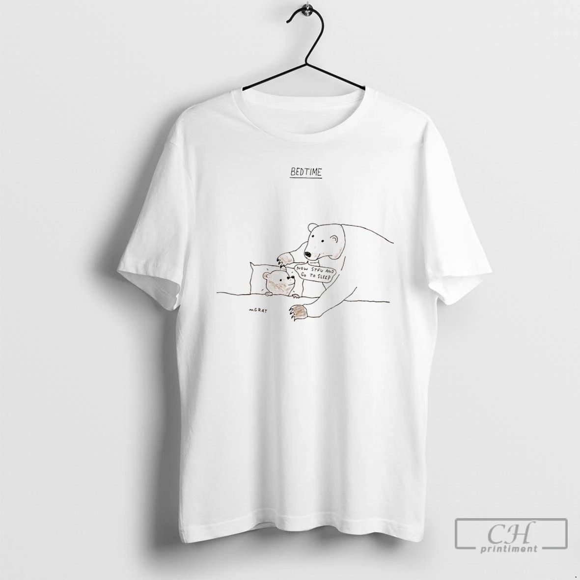 Classic Bears Bedtime Now Stfu And Go To Sleep T Shirts