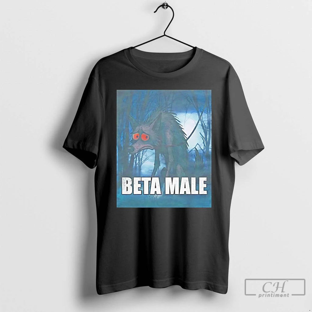 Classic Wolf Beta Male T Shirts
