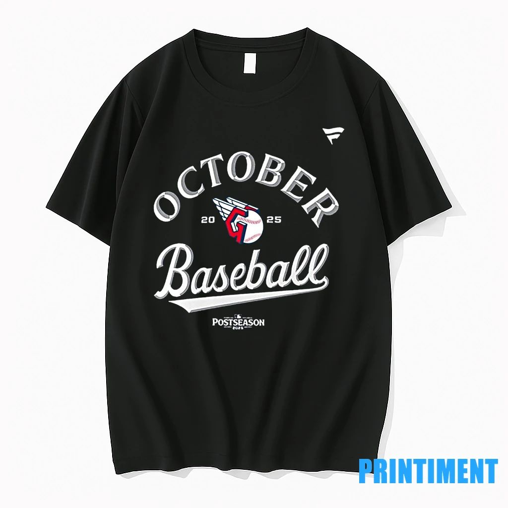 Cleveland Guardians October Baseball 2025 Mlb Postseason Tshirts Sweater
