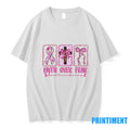 Faith Over Fear Breast Cancer Warrior Coquette Bow Tshirts Sweater