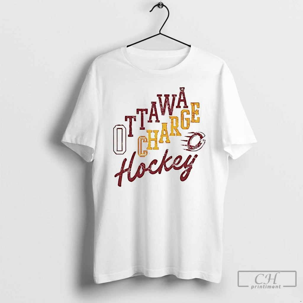Classic Ottawa Charge Hockey T Shirts
