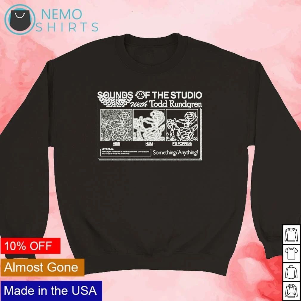 Todd Rundgren Sounds of the Studio Something Anything shirt