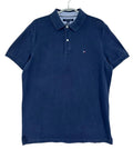TOMMY HILFIGER Polo T-Shirt Slim Fit Azul Para Hombre Tamaño L