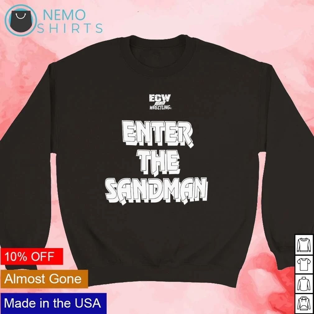 The Sandman ECW Hardcore Wrestling shirt