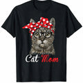 Funny Cat Mom Shirt for Cat Lovers-Mothers Day Gift T-Shirt