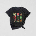 Christmas Coquette Bow Shirt, Christmas Tree Shirt, Candy Cane Shirt, Cute Chris