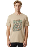 Space-Vagabond Mens Graphic Tee,100% Cotton,Casual Summer Wear