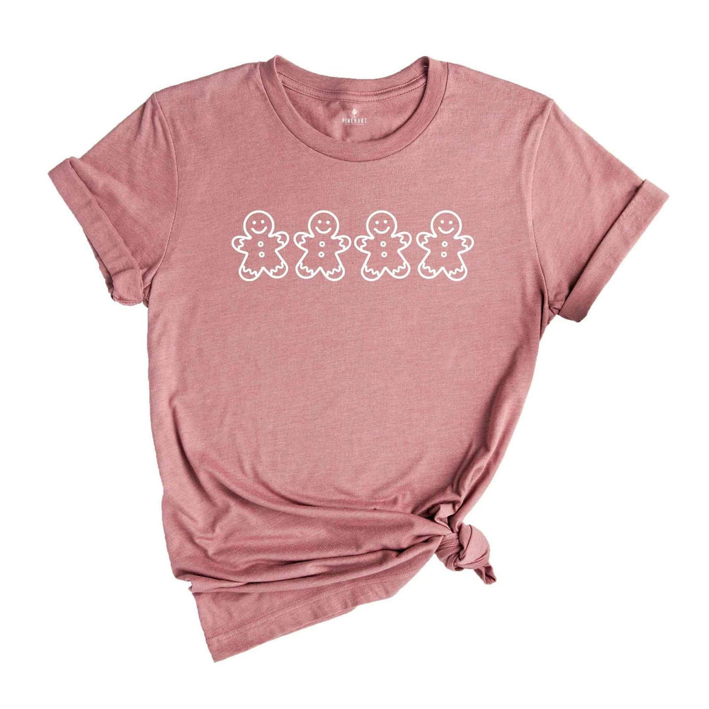 Gingerbread Shirt, Cute Christmas Shirt, Gingerbread Man Shirt, Holiday Shirt, W